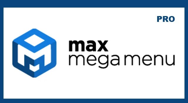 Max Mega Menu Pro WordPress plugin interface for building a mega menu