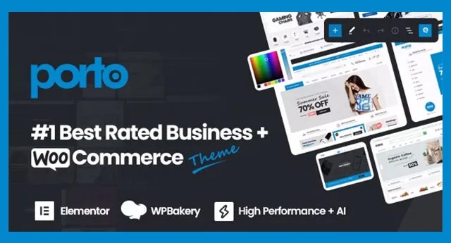 Porto WordPress Theme V-7.4.7 multipurpose WooCommerce and business website theme