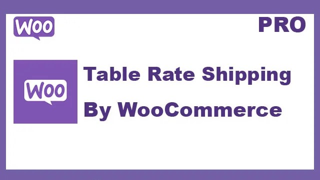 WooCommerce Table Rate Shipping plugin settings for flexible shipping rates